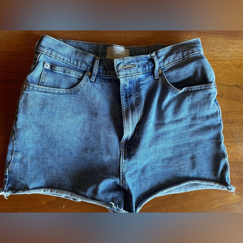 Everlane way high denim short